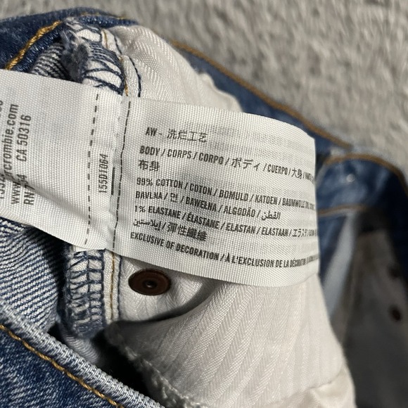 Abercrombie & Fitch Jeans Womens Size 27/4L The Vintage Flare High Rise Blue - Picture 3 of 8